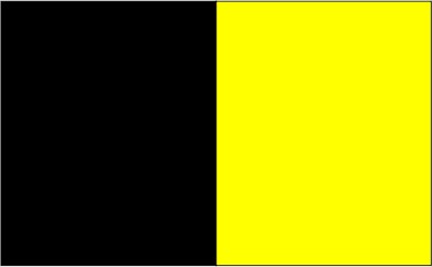 Noir / jaune or