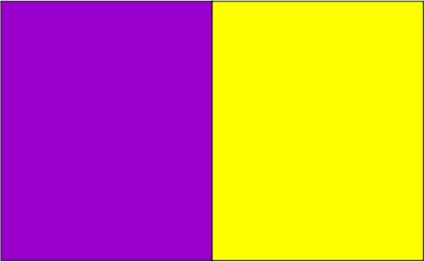 Violet / jaune