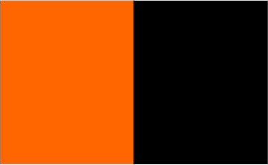 Orange / noir