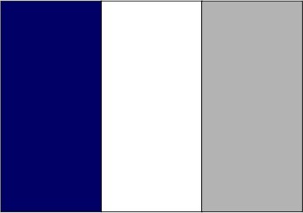 Bleu marine / blanc / gris chiné