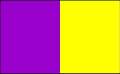Violet / jaune empire