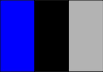 Bleu royal / noir / gris