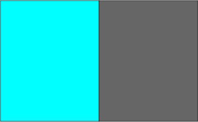 Turquoise / gris foncé