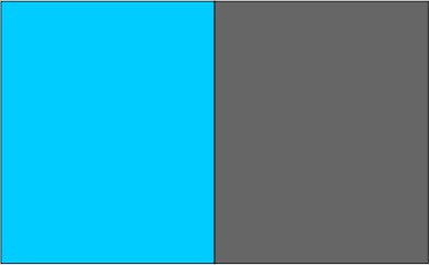 Aqua bleu / gris foncé