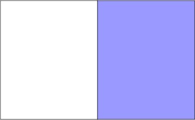 Blanc / bleu ciel