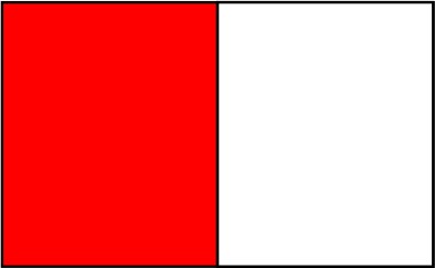 Rouge classic / blanc
