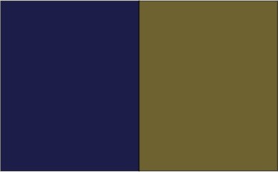 Indigo / brown denim