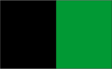 Noir / vert lime