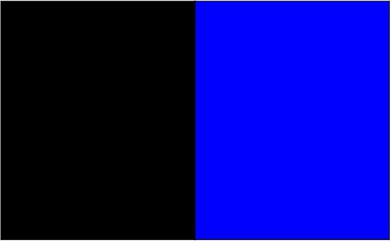 Noir / bleu royal clair