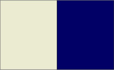Mastic / bleu marine