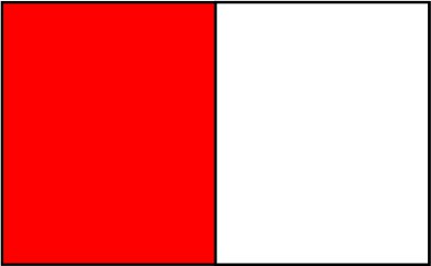 Rouge / blanc