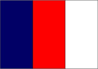 Bleu marine / rouge / blanc