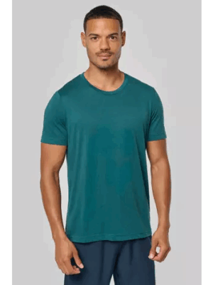 T-shirt PROACT PA4011 Triblend 124 g/m². Ultra léger, respirant, doux. Parfait pour sport, événements et personnalisation textile professionnelle.vert foret