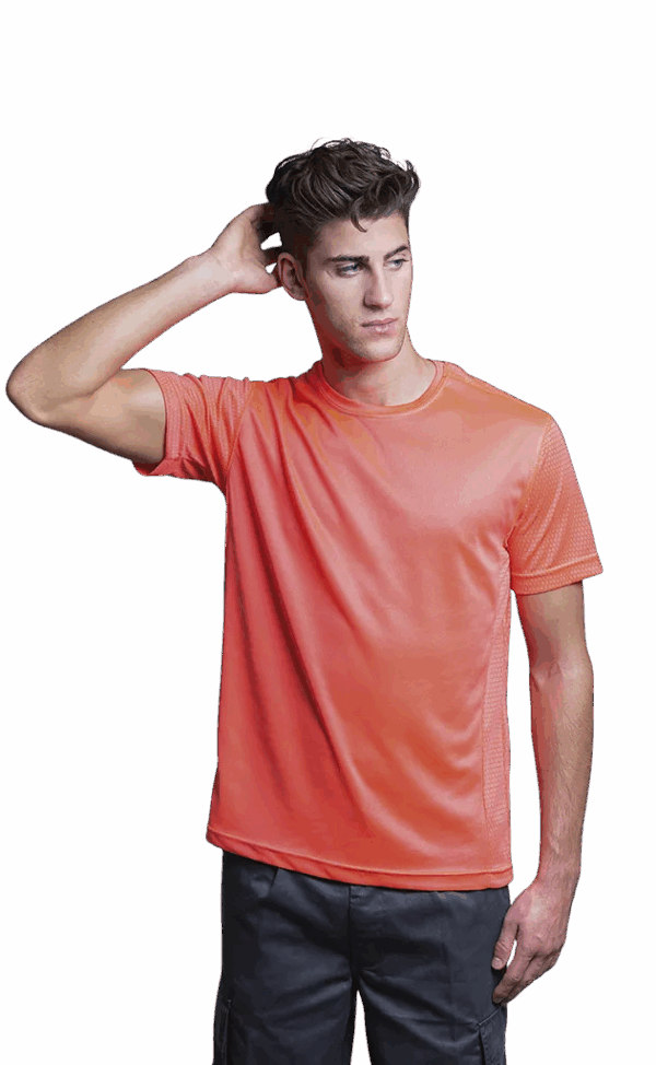 AC302 Acqua Royal - T-shirt Polyester Adulte Manches Courtes