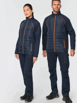 Veste WK6147 Day To Day unisexe : légère, bi-matière et polyvalente. Idéale pour le quotidien, les activités professionnelles et la personnalisation textile.