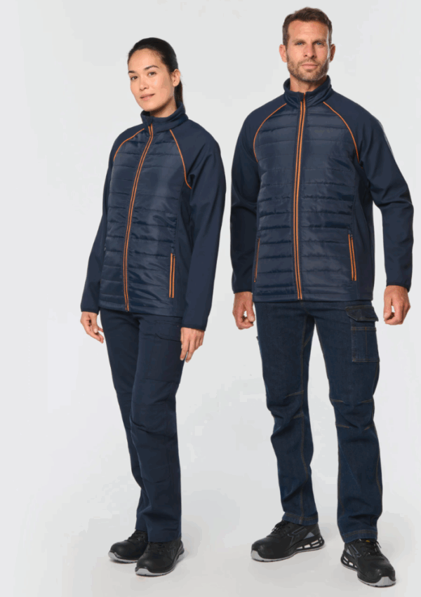 Veste WK6147 Day To Day unisexe : légère, bi-matière et polyvalente. Idéale pour le quotidien, les activités professionnelles et la personnalisation textile.