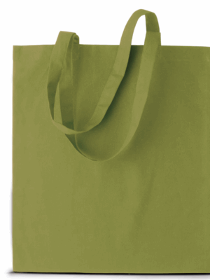 Sac shopping Kimood KI0223 : léger, solide et pratique avec longues anses. Idéal pour le quotidien, les événements et la personnalisation textile professionnelle. Burnt lime