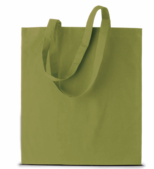 Sac shopping Kimood KI0223 : léger, solide et pratique avec longues anses. Idéal pour le quotidien, les événements et la personnalisation textile professionnelle. Burnt lime