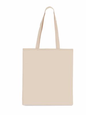 Sac shopping KI3223 Kimood avec longues anses. Résistant, pratique et personnalisable, idéal pour le quotidien, les courses et la communication textile.
