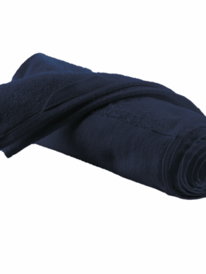 La serviette de sport K108 Kariban est douce, absorbante et résistante, parfaite pour le fitness, les clubs sportifs et la personnalisation textile. Bleu marine