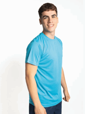 T-shirt STAR AC250 ACQUA ROYAL adulte. 100 % coton, coupe classique et surface idéale pour personnalisation. Parfait pour associations, événements et communication textile.