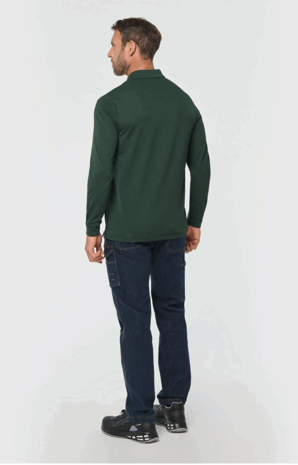 Polo manches longues homme WK276 WK. Designed To Work. Confortable, résistant et professionnel, idéal pour les tenues de travail personnalisées.