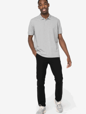 Pantalon chino NS736 écoresponsable pour homme. Confortable, résistant et élégant. Idéal pour le travail, les événements et la personnalisation textile.
