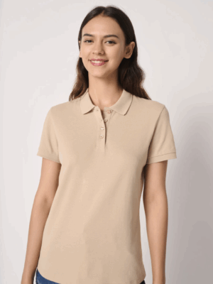 Polo IB296 femme en piqué de coton. Élégant, confortable et résistant, parfait pour uniformes, clubs, associations et personnalisation textile.