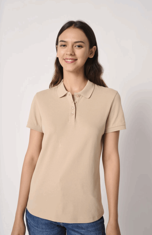 Polo IB296 femme en piqué de coton. Élégant, confortable et résistant, parfait pour uniformes, clubs, associations et personnalisation textile.