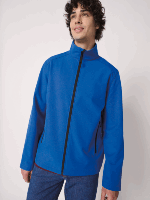 Veste softshell 2 couches homme IB410 : légère, coupe-vent et confortable. Idéale pour les équipes, le travail en extérieur et la personnalisation.