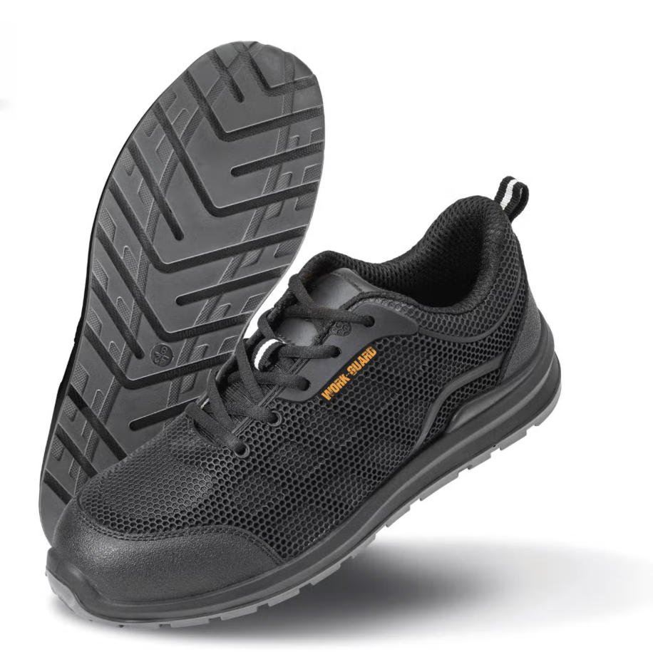 Chaussures de sécurité R456X Safety Trainer, légères et confortables, au design sportif. Idéales pour un usage professionnel quotidien en environnement actif.