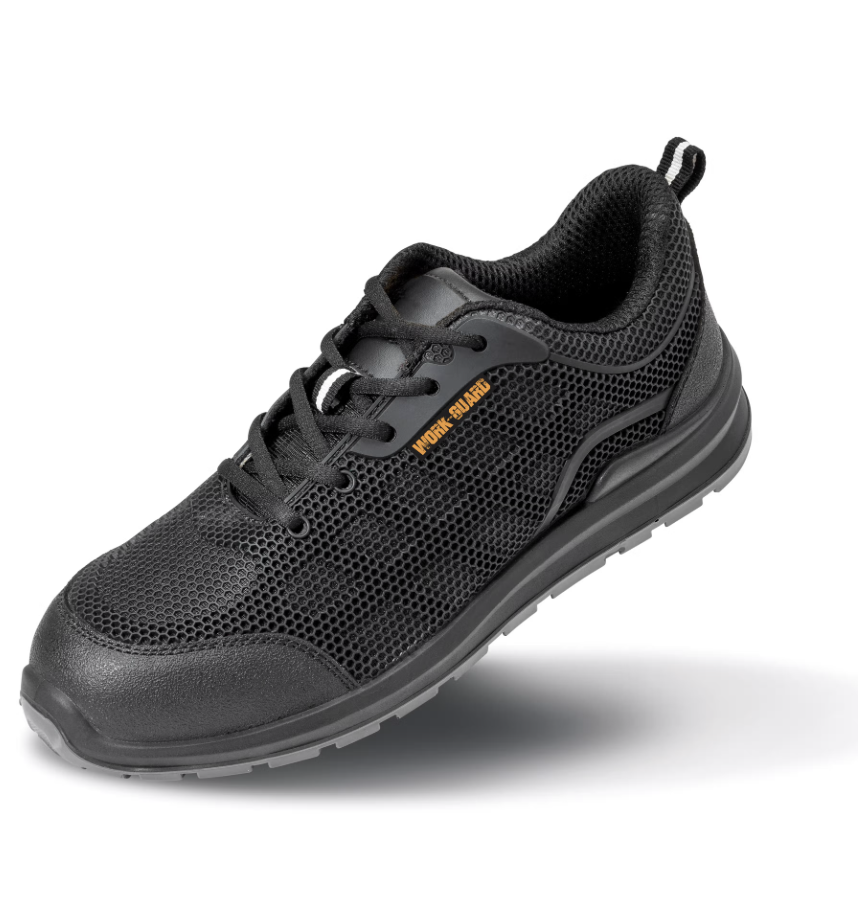 Chaussures de sécurité R456X Safety Trainer, légères et confortables, au design sportif. Idéales pour un usage professionnel quotidien en environnement actif.