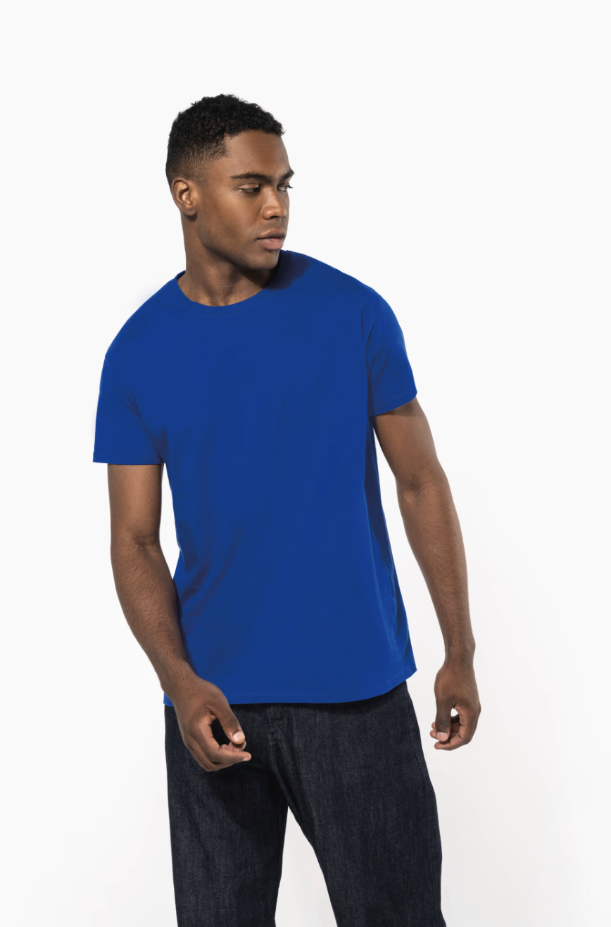 Le K3025IC Bio150 IC est un tee-shirt-homme-bio en coton biologique de 145 g/m², léger, confortable et polyvalent, idéal pour le quotidien comme pour la personnalisation textile.