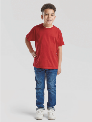 T-shirt enfant SC221B Valueweight (61-033-0) en coton doux avec un grammage de 160–165 g/m². Confortable et résistant, idéal pour le quotidien et la personnalisation textile.